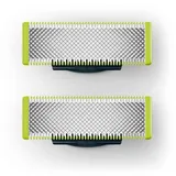 Philips Norelco OneBlade Ersatzklinge zum Trimmen, Stylen und Rasieren, Rasierklinge, Schwarz, Grün, Edelstahl, QP25xx, QP65xx - Schwarz/Grün/Silber