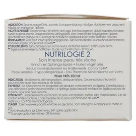 Vichy Nutrilogie 2 Intensiv-Aufbaupflege Creme 50 ml