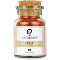 Ankerkraut Kebab Bio-Gewürz, 65g im Korkenglas, by TV-Koch Ali Güngörmüs, Premium Bio-Qualität