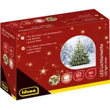 IDENA 8325058 - LED Lichterkette mit 80 LED in warm weiß, warmweiß,