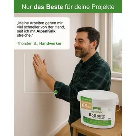alpenkalk Rollputz fein 24 kg 0,5 mm