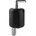 GESSI Goccia Seifenspender Chrom Schwarz