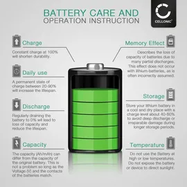 Cellonic Akku für Rasierer kompatibel mit Philips Norelco HX6972, HQ9090, HX6986, HQ8240 750mAh