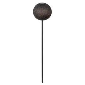 Dehner Solarleuchte Kunststoff/Metall Ø18/H88 cm 1 Stück schwarz
