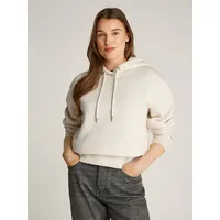 Tommy Hilfiger Damen, Hoodie mit LOGO Elfenbein (oatmilk), Heather),