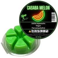 WonderWax Duftwachs WonderWax® Duftwachs Kreis 6 pcs Neon (Casaba Melon & Santal), Duftrichtung: Casaba Melone & Santal