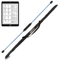Best Sporting Swingstick Swingstick in blau mit Tasche (1-St), Gymnastikstab mit Anleitung für 16 Übungen