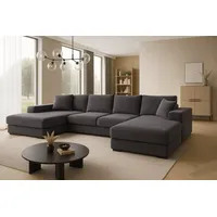 Mebloland Ecksofa VIENA 328x182 cm mit Schlaffunktion, Bonellfederkern und