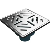 mm_unverified_brand Bodenablauf Duschrinne 15x15 cm