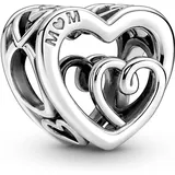 Pandora Charm Herz "MOM" Silber 790800C00