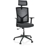 HJH Office BRETON B Stoff / Netzstoff Schwarz