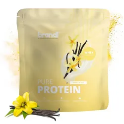 brandl® Premium Proteinpulver VEGAN Vanille | veganes Eiweißpulver mit zugesetzten Aminosäuren 1000 g