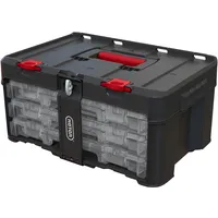 KETER Stack & Roll 253380 Werkzeugaufbewahrungs-Set, robust, 3 Stück
