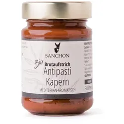 Sanchon Brotaufstrich Antipasti Kapern bio