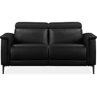 2-Sitzer HOME AFFAIRE "Lund, mit Relaxfunktion und Kopfteilverstellung", schwarz, B:160cm H:97cm T:100cm, Kunstleder 100% Polyurethan, Sofas, manuell od. elektrisch (m.USB-C), Echtleder, Kunstleder, Webstoff