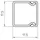 OBO Bettermann Vertr Wand- und Deckenkanal 20x20x2000 PVC cws WDK20020CW