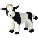 NICOTOY Kuh Plüschfigur 28 cm Schwarz/Weiß