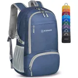 ZOMAKE Faltbarer Rucksack 30L Marineblau