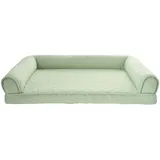 dehner lieblinge Kuschelbett Elsa L 91,5 x 68,5 cm grün