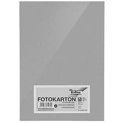 folia Fotokarton silber 300 g/qm 50 Blatt