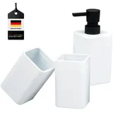 bremermann Badezimmer-Set SAVONA, Soft-Touch, eckig | Gr.: onesize