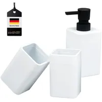 bremermann Badezimmer-Set SAVONA, Soft-Touch, eckig | Gr.: onesize