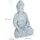 Relaxdays Buddha Figur sitzend 40 cm grau