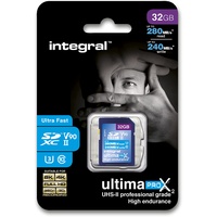 Integral SDXC UltimaPro X2 32GB Class 10 UHS-II V90