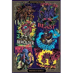 D&D Poster: Monsters of the Realm (Maxi Poster)