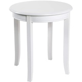 Haku-Möbel Beistelltisch weiß 48,0 x 48,0 x 51,0 cm