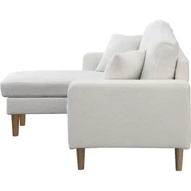 Habitat et Jardin Ecksofa reversibel aus Stoff "Gabby" - 3-Sitzer - Weiß - Weiß