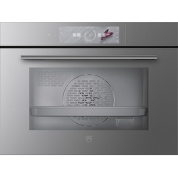 Combair V4000 45P Einbaubackofen Pyrolyse Spiegelglas Platinum - 10 Jahre Garantie