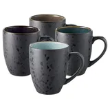 Bitz Kaffeetasse 0,3 l Schwarz 4 St.