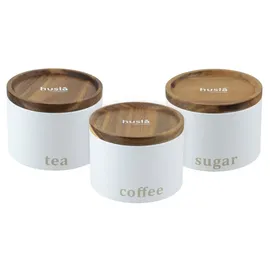 OEM Küchenbehälter-set Husla Weiß 73948