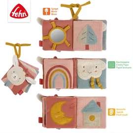 Fehn Stoffbuch Hase Rosa