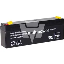Hückmann Multipower Blei-Akku MP2, 2-12 Pb12V/2, 2Ah 301074