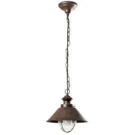 faro BARCELONA Nautica 1-flg. 26 cm braun Glas, Metall