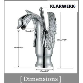 klarwerk Adrian Waschtischarmatur Chrom