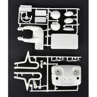 TAMIYA Anbauteile P-Teile P1-16 Fahrer/Auspuff 58452 Weiß