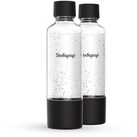 Sodapop PET-Flaschen-Set Logan, Ersatzflaschen für Wassersprudler Logan, BPA frei,