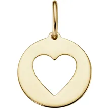 Luigi Merano Plättchen Herz Gold 375