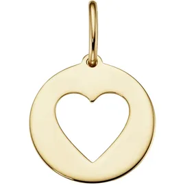 Luigi Merano Plättchen Herz Gold 375