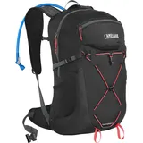 CamelBak Fourteener 24 Trinkrucksack für Damen Schwarz/Brennende Koralle