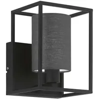 Fischer Leuchten Wandleuchte Flurlampe Wandlampe Textil Treppenhausleuchte Schlafzimmerlampe grau