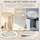 Homcom 50 cm Deckenventilator Beige