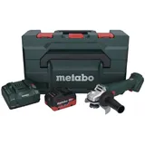 Metabo W 18 L 9-125 Akku Winkelschleifer 18 V 125 mm + 1x Akku 10,0 Ah + Ladegerät + metaBOX