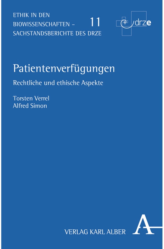 Patientenverfügungen - Torsten Verrel  Alfred Simon  Kartoniert (TB)