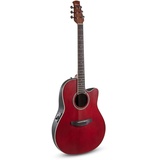 Applause traditional AB24-2S Mid Cutaway ruby red satin