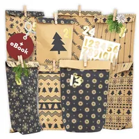 Amari befüllbarer Adventskalender AMARI® Adventskalender Tüten zum Befüllen mit Klammern