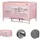 Chipolino Reisebett Ariel, 2 Ebenen, Tragetasche, Seiteneingang, Seitentasche weiß rosa